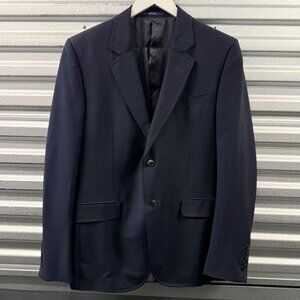 Gucci Wool Mohair Slim Fit Blazer Jacket Dark Navy IT 50R US 40R